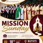 Mission Sunday in Butiiti catholic church 18th, October 2026