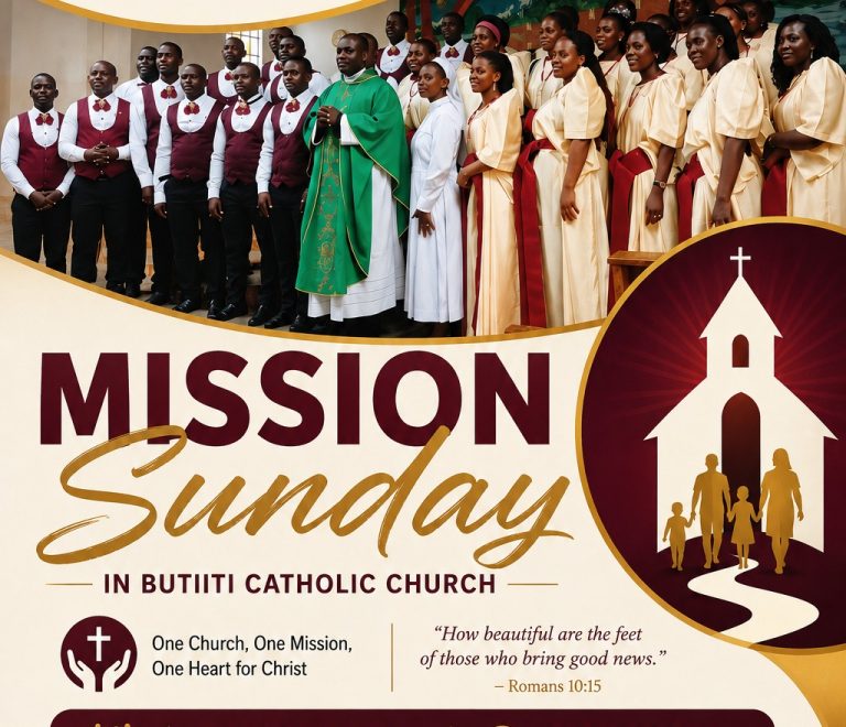 Mission Sunday in Butiiti catholic church 18th, October 2026