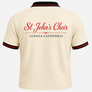 Cream T-Shirt St John's Choir Lubaga Cathedral